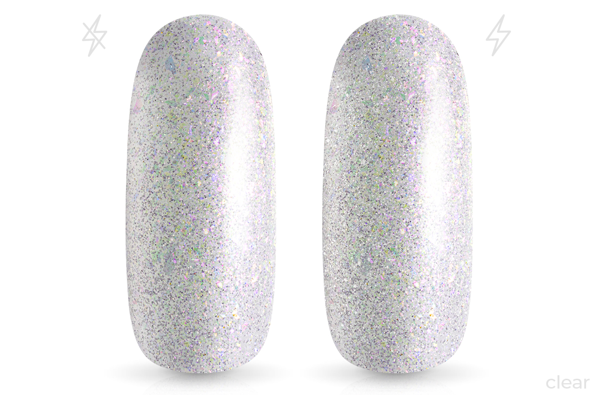Jolifin LAVENI Shellac - FlashOn purple galaxy Flakes 10ml