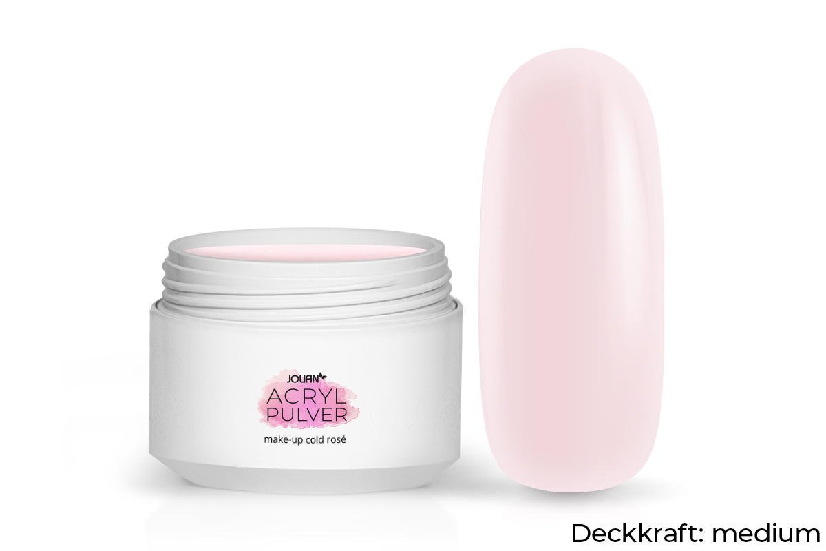 Jolifin Acryl Pulver - make-up cold rosé 30g