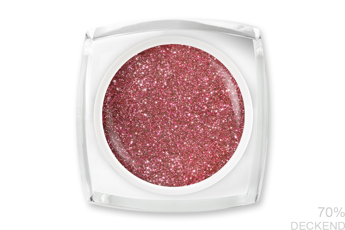 Jolifin LAVENI Farbgel - sparkle chrome rosy 5ml