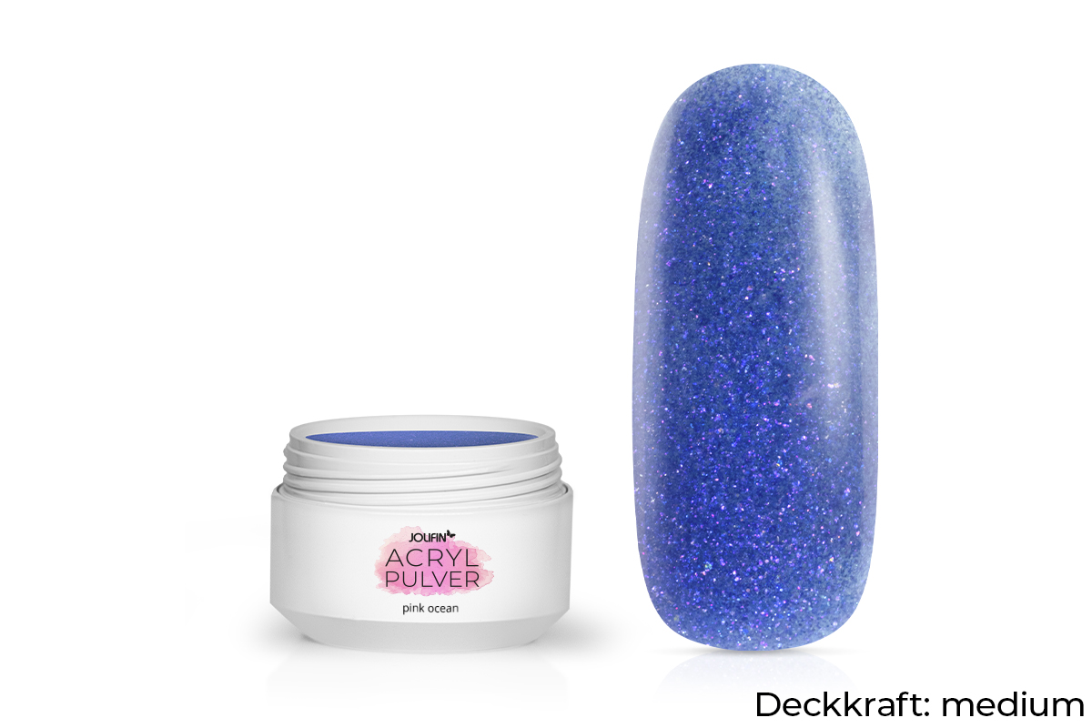 Jolifin Acryl Farbpulver - pink ocean 5g