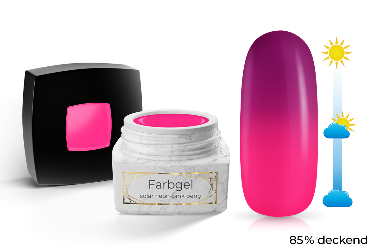 Jolifin LAVENI PRO Farbgel - Solar neon-pink berry 5ml