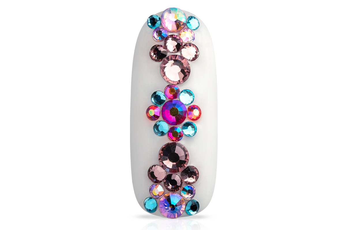 Jolifin LAVENI rhinestone display - summer mix