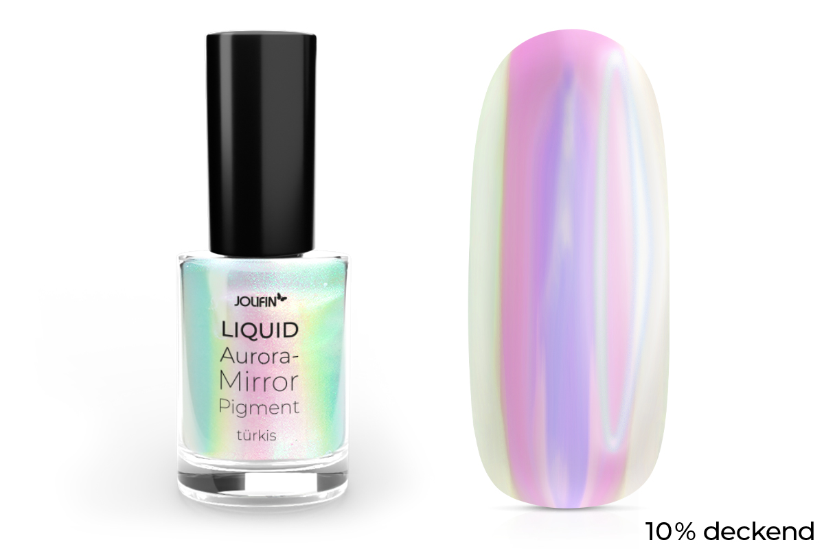 Jolifin Liquid Aurora-Mirror Pigment - türkis 6ml