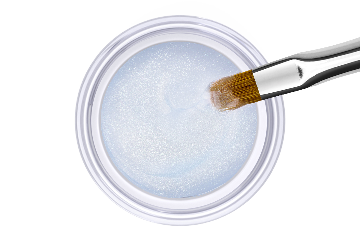 Jolifin Studioline - Sealing gel silver mica 30ml
