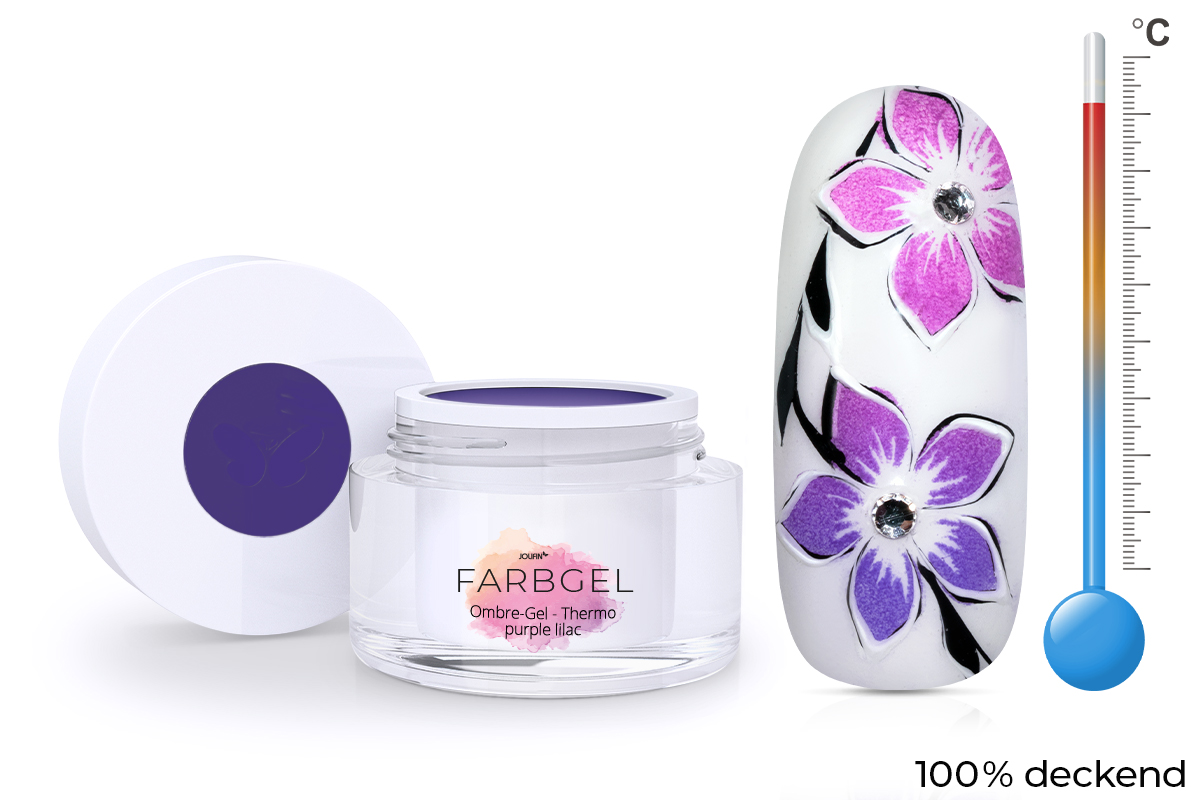 Jolifin Ombre-Gel - Thermo purple-lilac 5ml