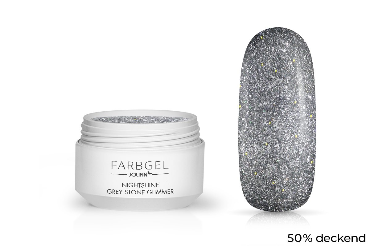 Jolifin Colour Gel Nightshine grey stone Glimmer 5ml 
