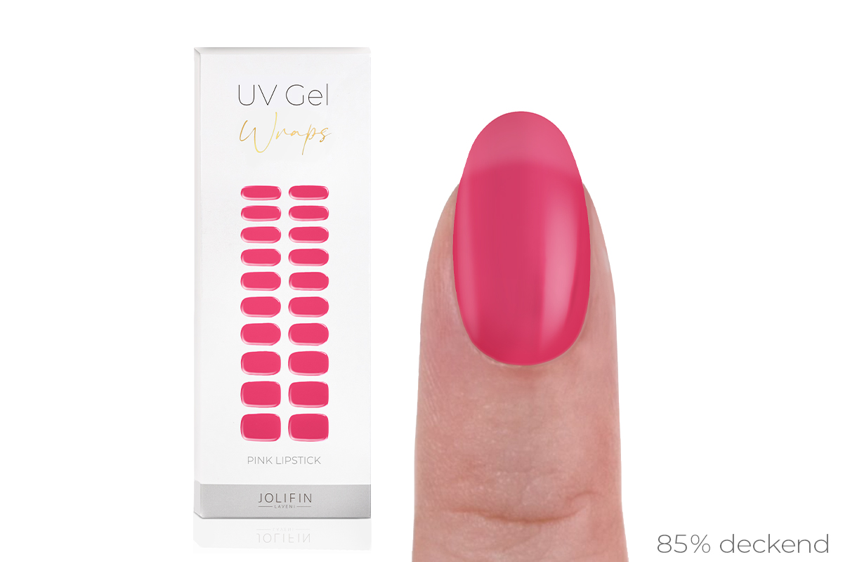 Jolifin LAVENI UV Gel-Wraps - pink lipstick