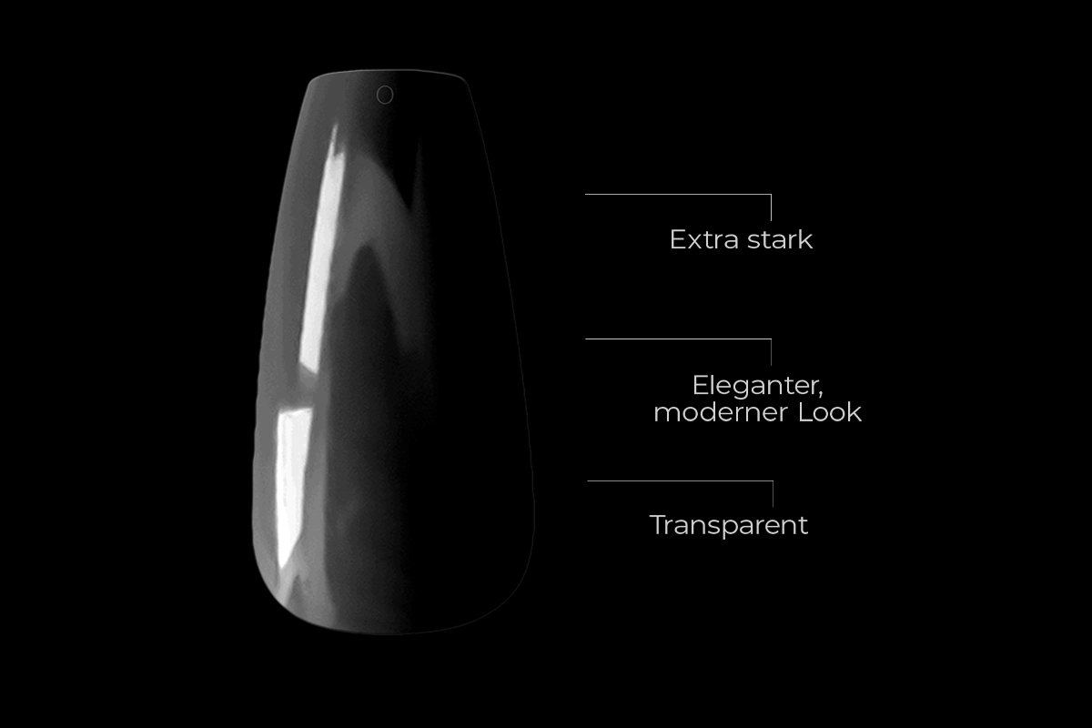Jolifin 120er Tipbox Press-On Coffin - medium extra strong
