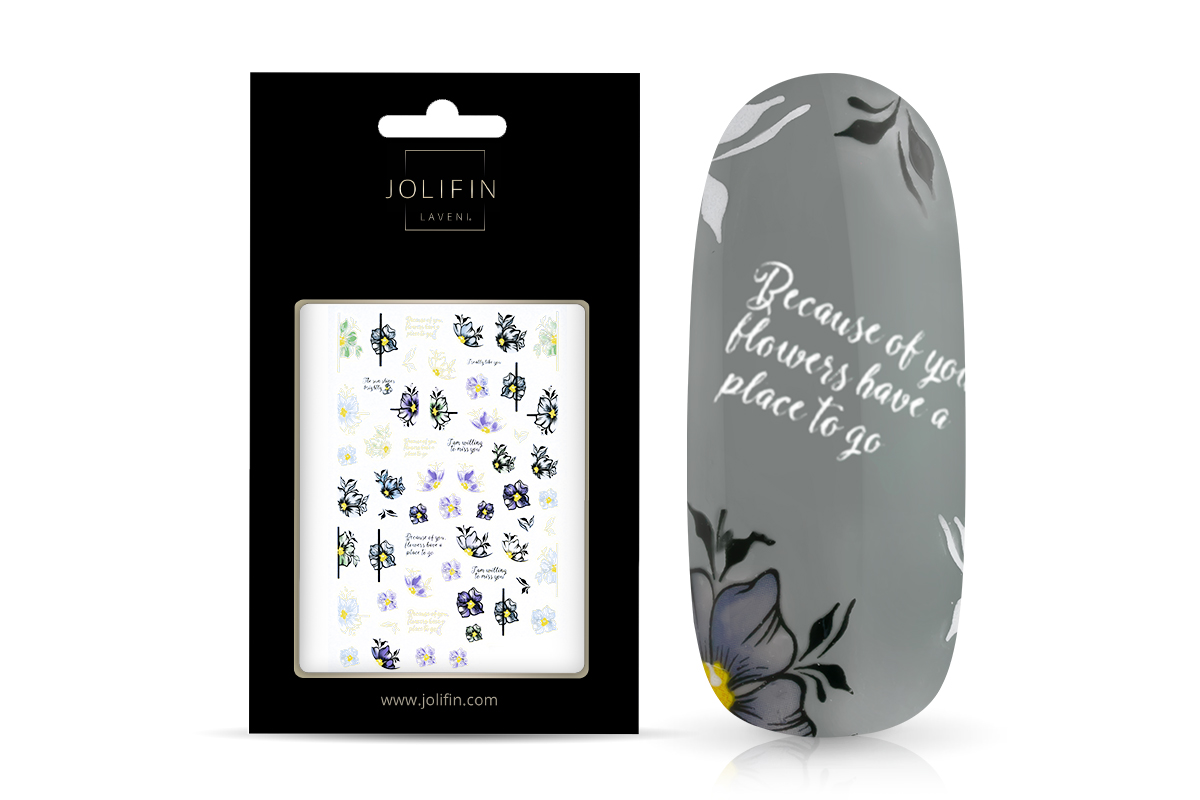 Jolifin LAVENI XL Sticker - Flowers Nr. 45