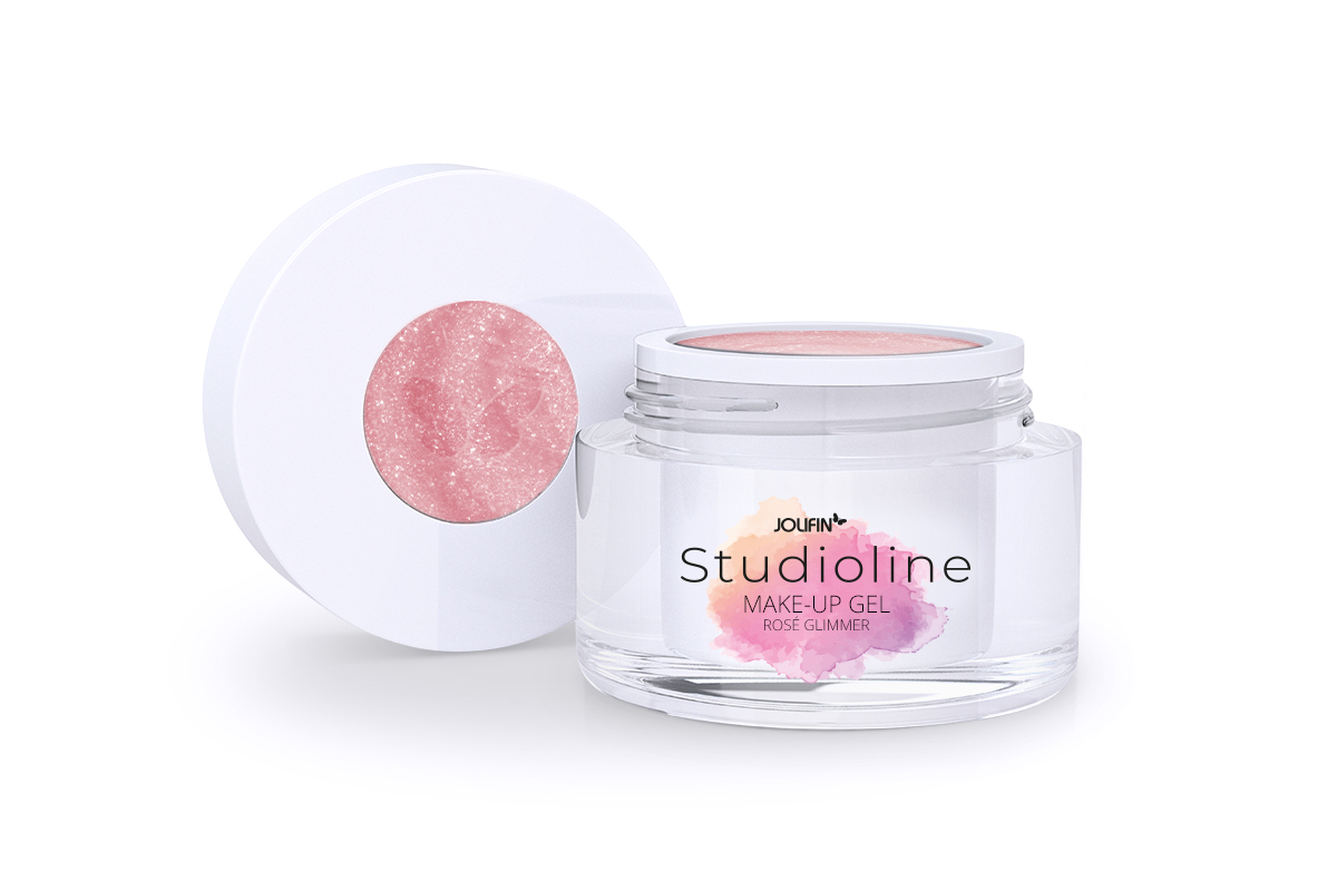 Jolifin Studioline - Make-Up Gel rosé Glimmer 5ml