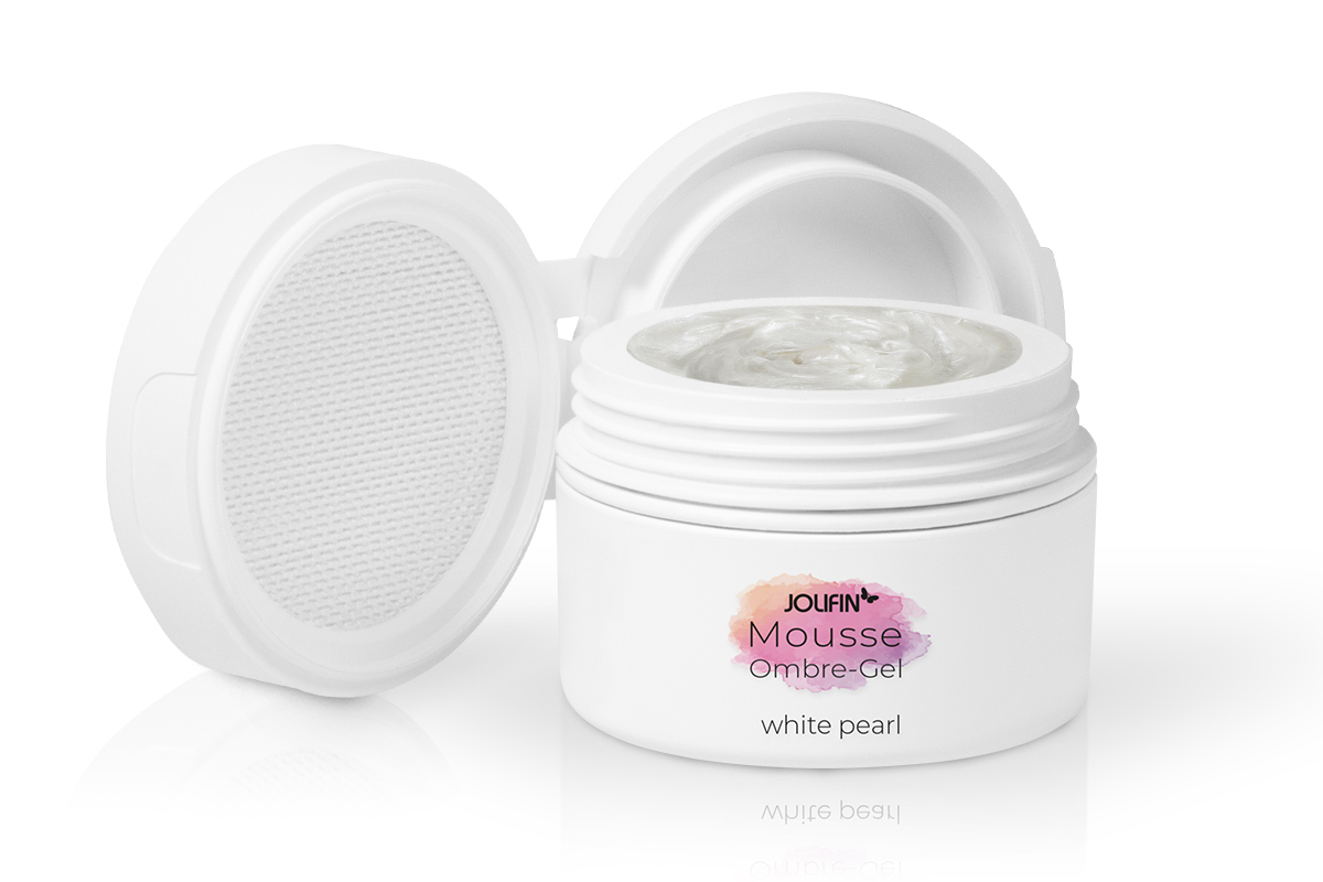 Jolifin Mousse Ombre-Gel - white pearl 5ml