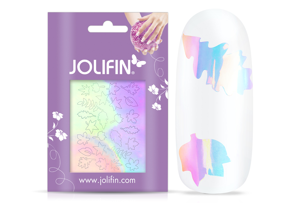 Jolifin Aurora Sticker - Leaf clear diamond