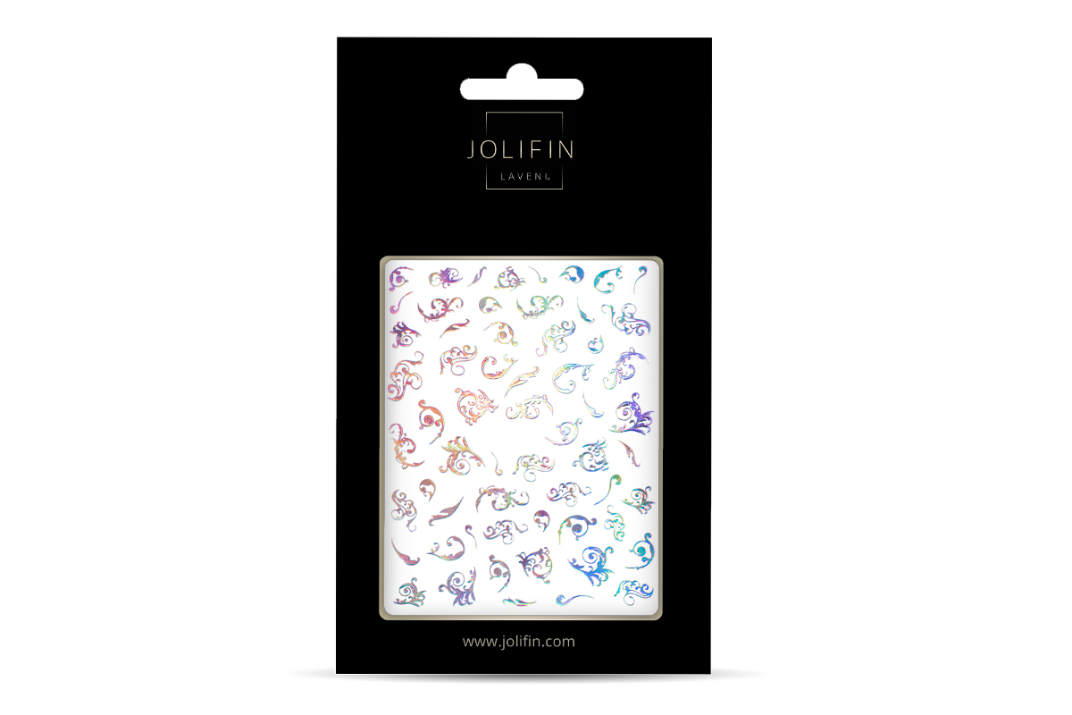 Jolifin LAVENI XL Sticker - silver hologram 2