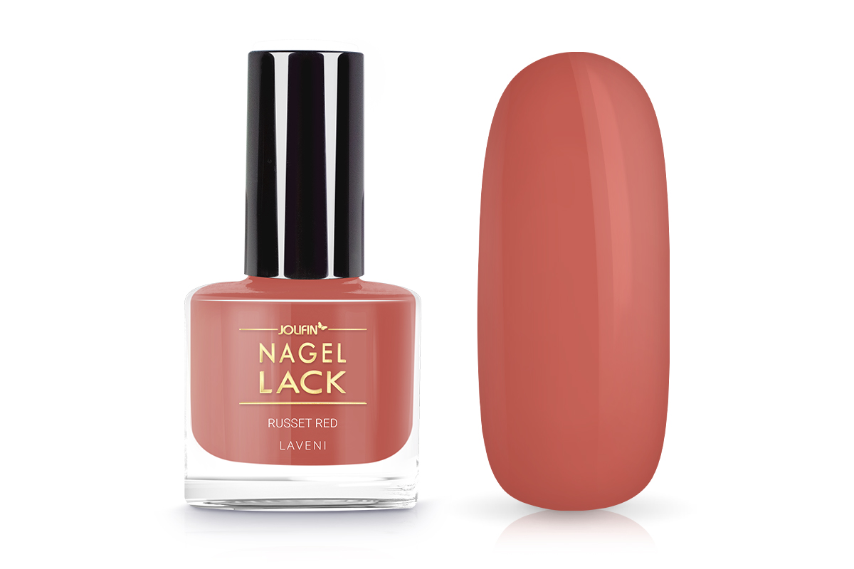 Jolifin LAVENI Nagellack - russet red 9ml