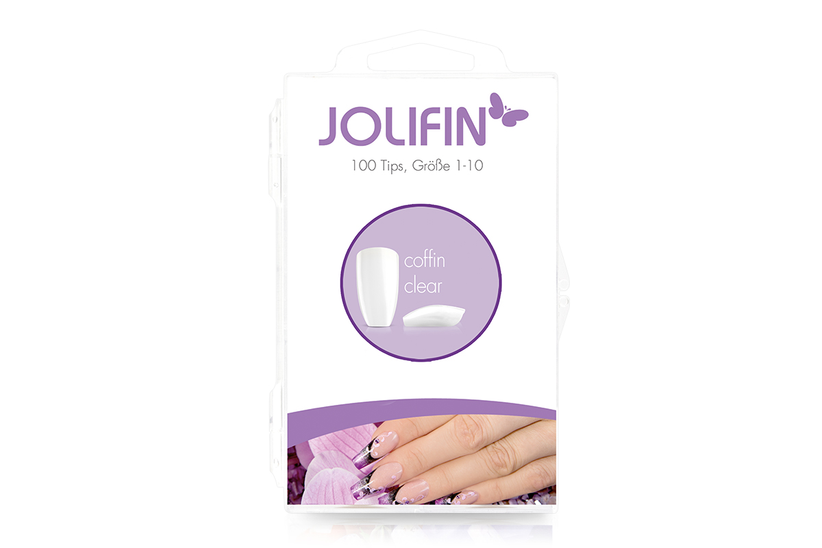 Jolifin 100er Tipbox coffin - clear