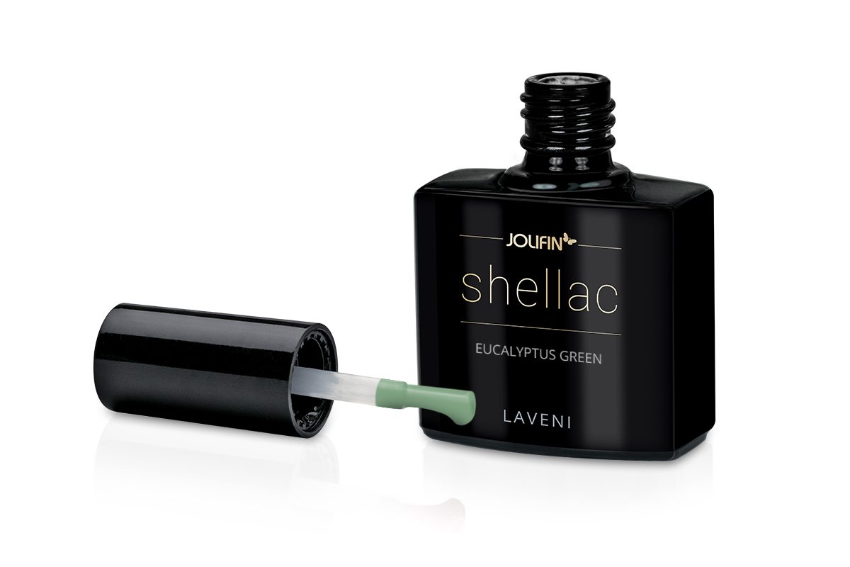 Jolifin LAVENI Shellac - eucalyptus green 10ml