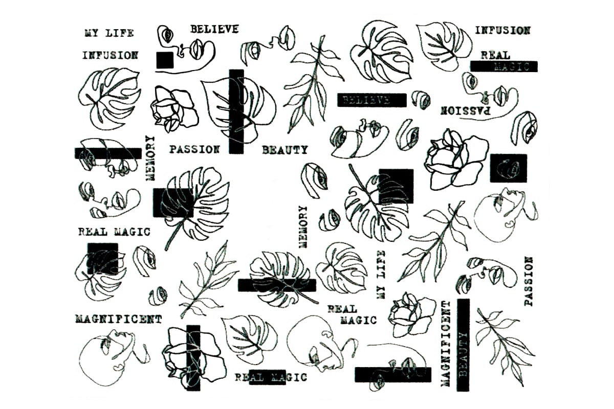 Jolifin Black Elegance Tattoo - No. 74