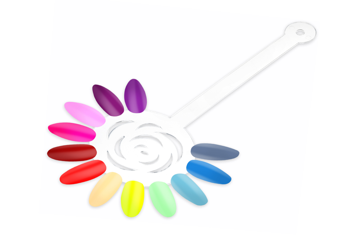 Jolifin presentation display flower - set of 5 clear