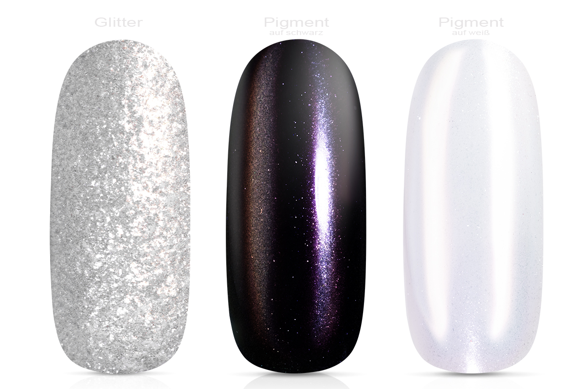 Jolifin Bio Glitter & Pigment - white pearl