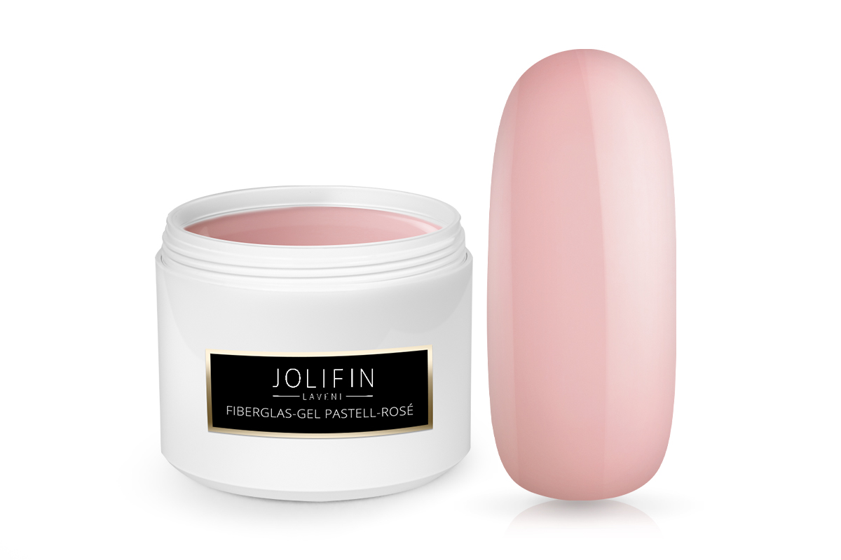 Jolifin LAVENI Refill - Fibreglass gel pastel pink 250ml