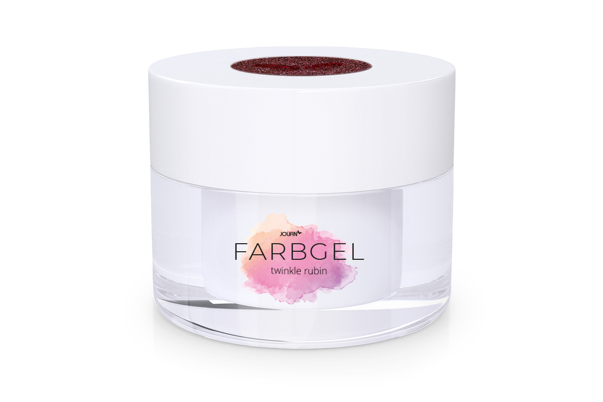 Jolifin colour gel twinkle ruby 5ml