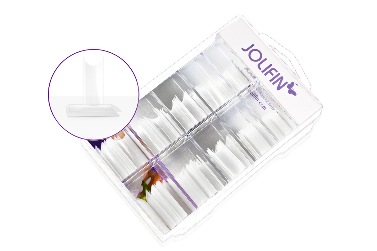 Jolifin 100er Tipbox Pinch natural - clear