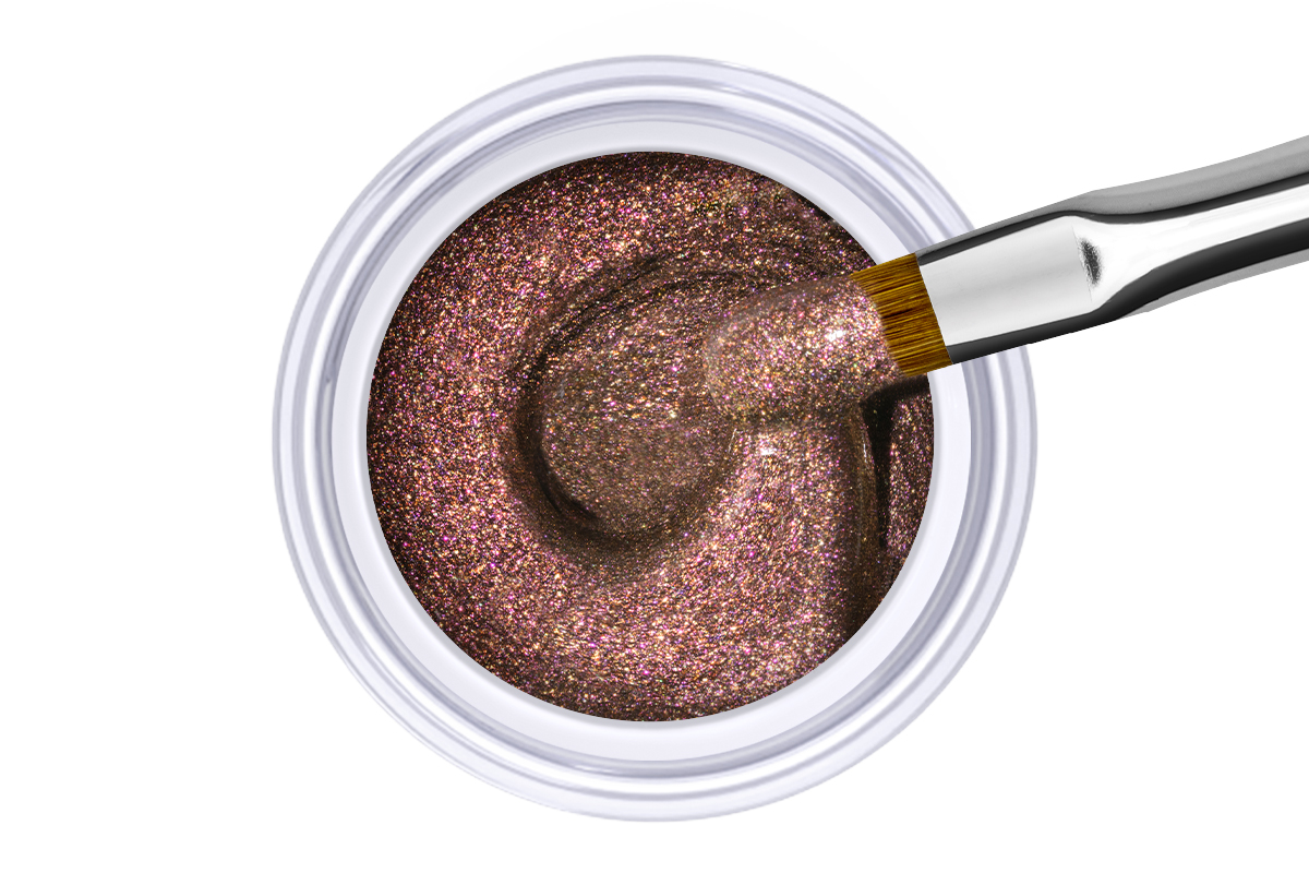 Jolifin Farbgel brown sparkle 5ml