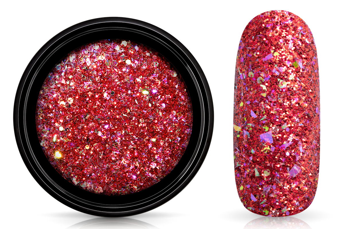 Jolifin LAVENI Sparkle Glitter - sparkling red