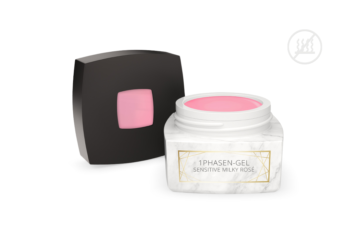 Jolifin LAVENI PRO - 1-phase gel sensitive milky rosé 5ml