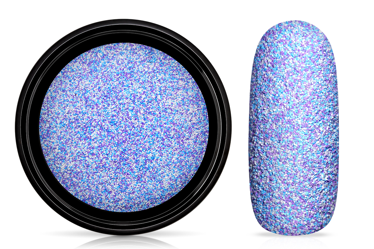 Jolifin LAVENI Matt Sugar Glitter - babyblue