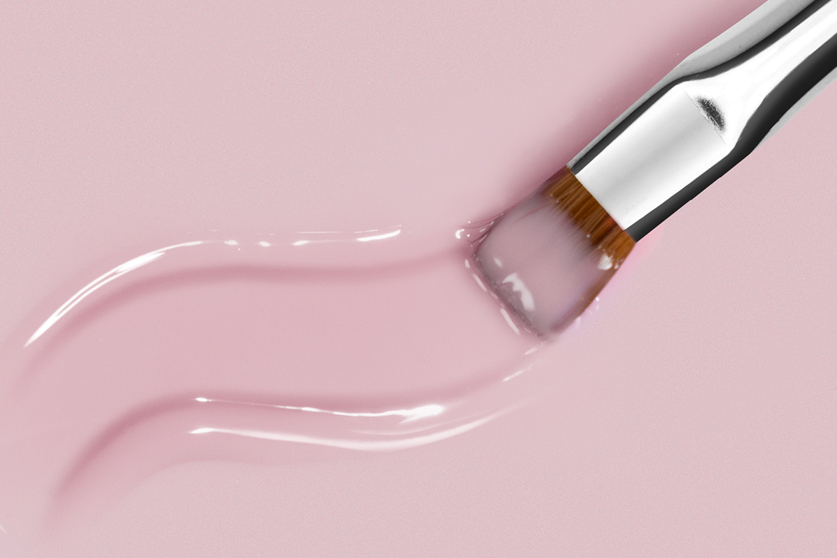 Jolifin LAVENI - No File Aufbau-Gel mittel milky rosé 15ml