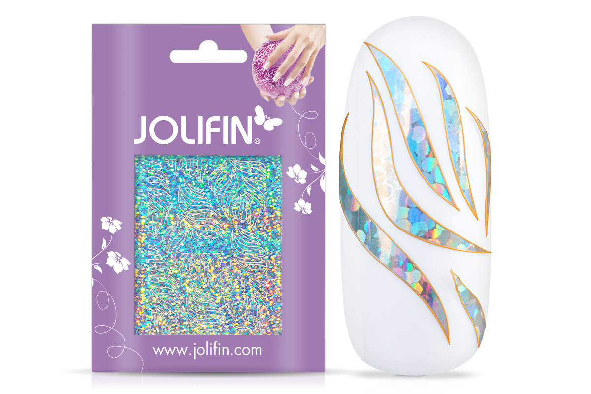 Jolifin Aurora Sticker - Waves silver Galaxy