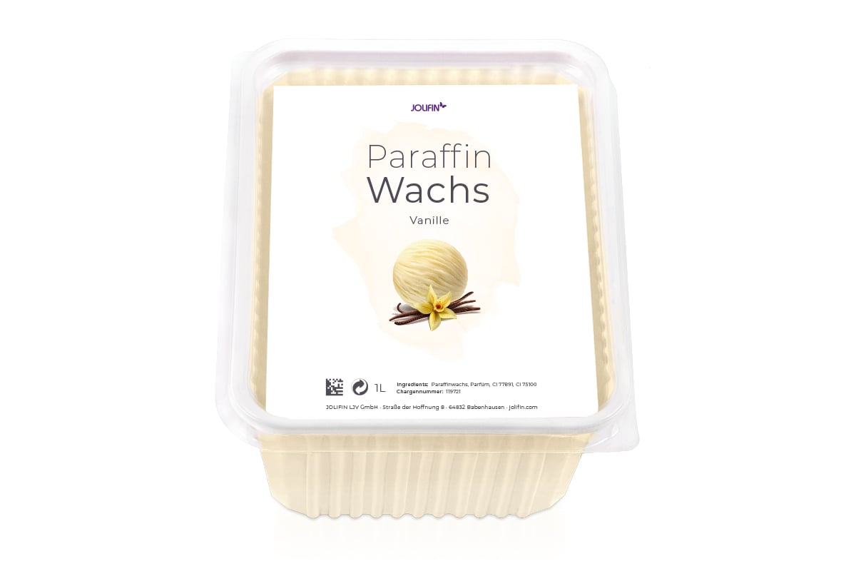Jolifin Paraffin Wax Block - Vanilla 1L