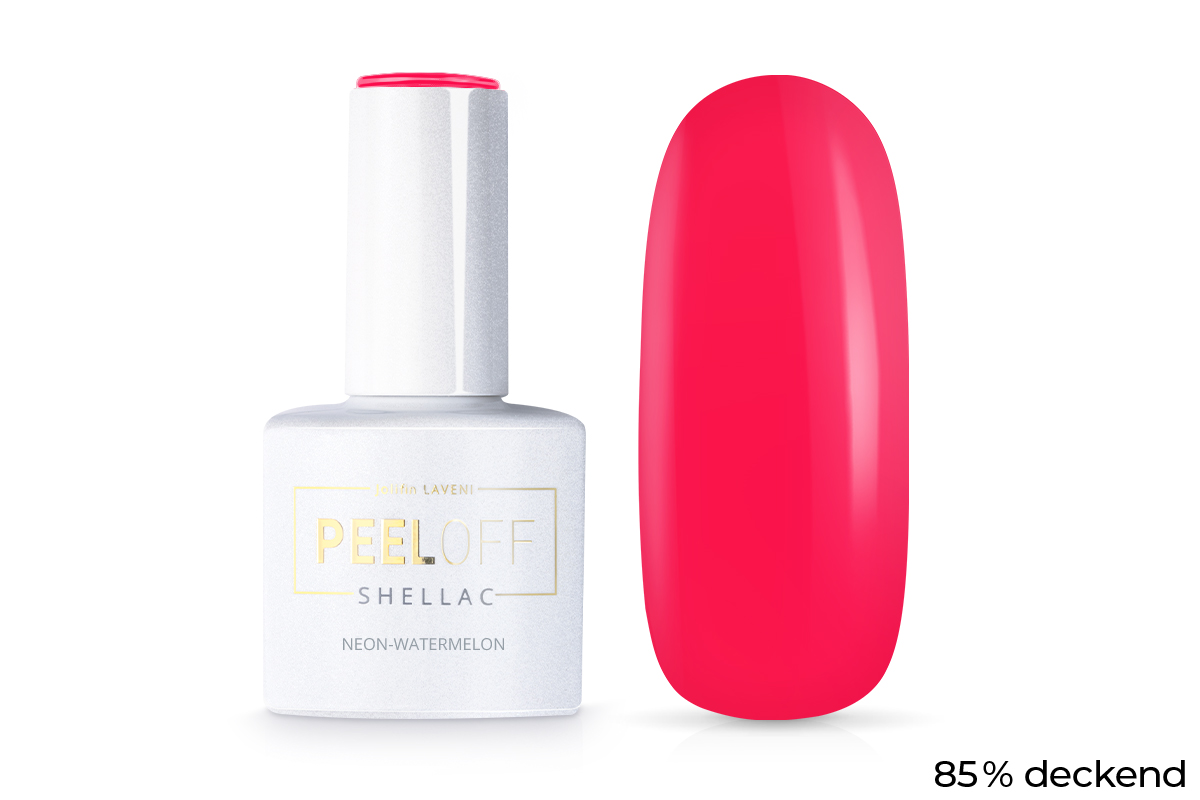 Jolifin LAVENI Shellac PeelOff - neon-watermelon 10ml