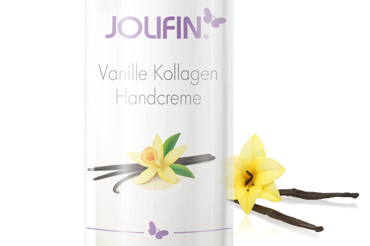 Jolifin Vanille Kollagen Handcreme 30ml