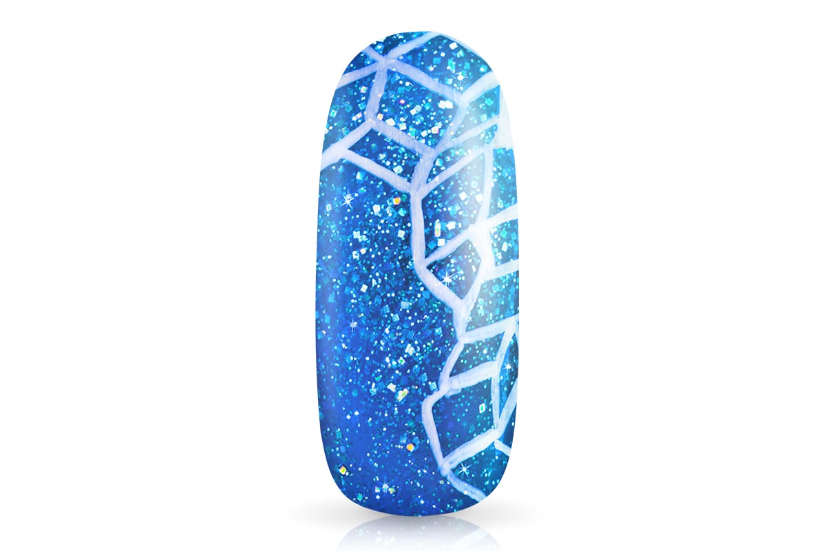 Jolifin Farbgel neon-blue Glitter 5ml