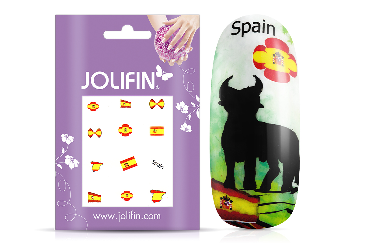 Jolifin Länder Nailart Tattoo - Spain