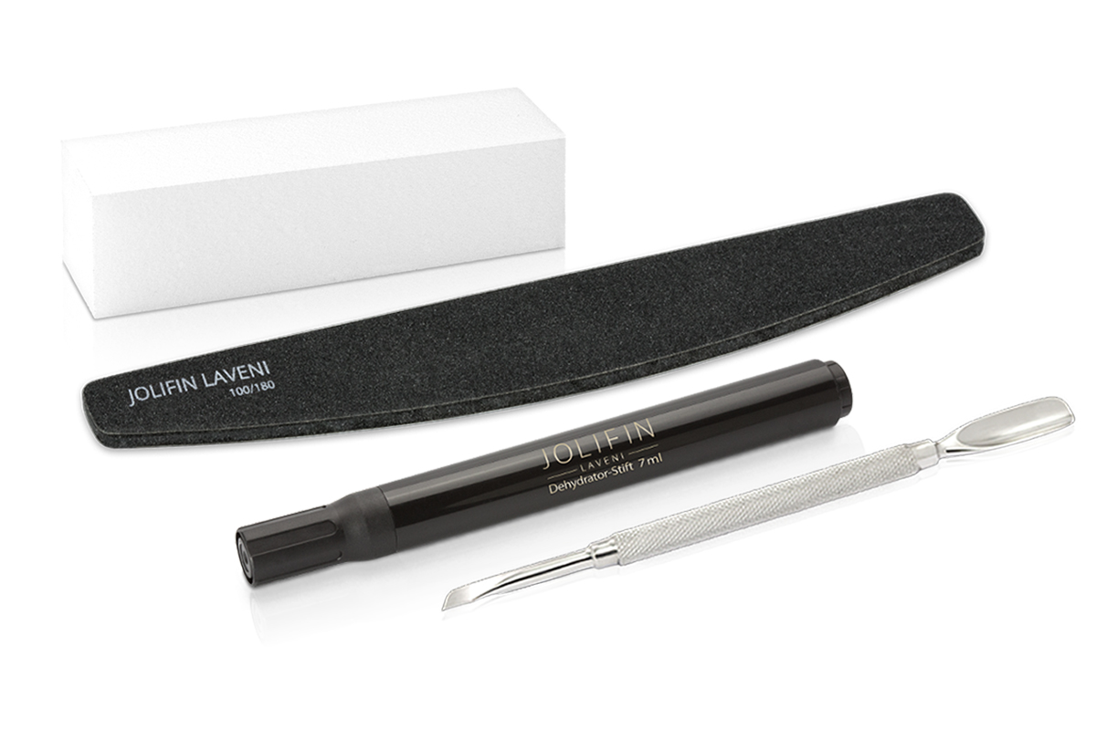 Jolifin LAVENI Shellac Starter Set - M - Luna Device & Storage Bag