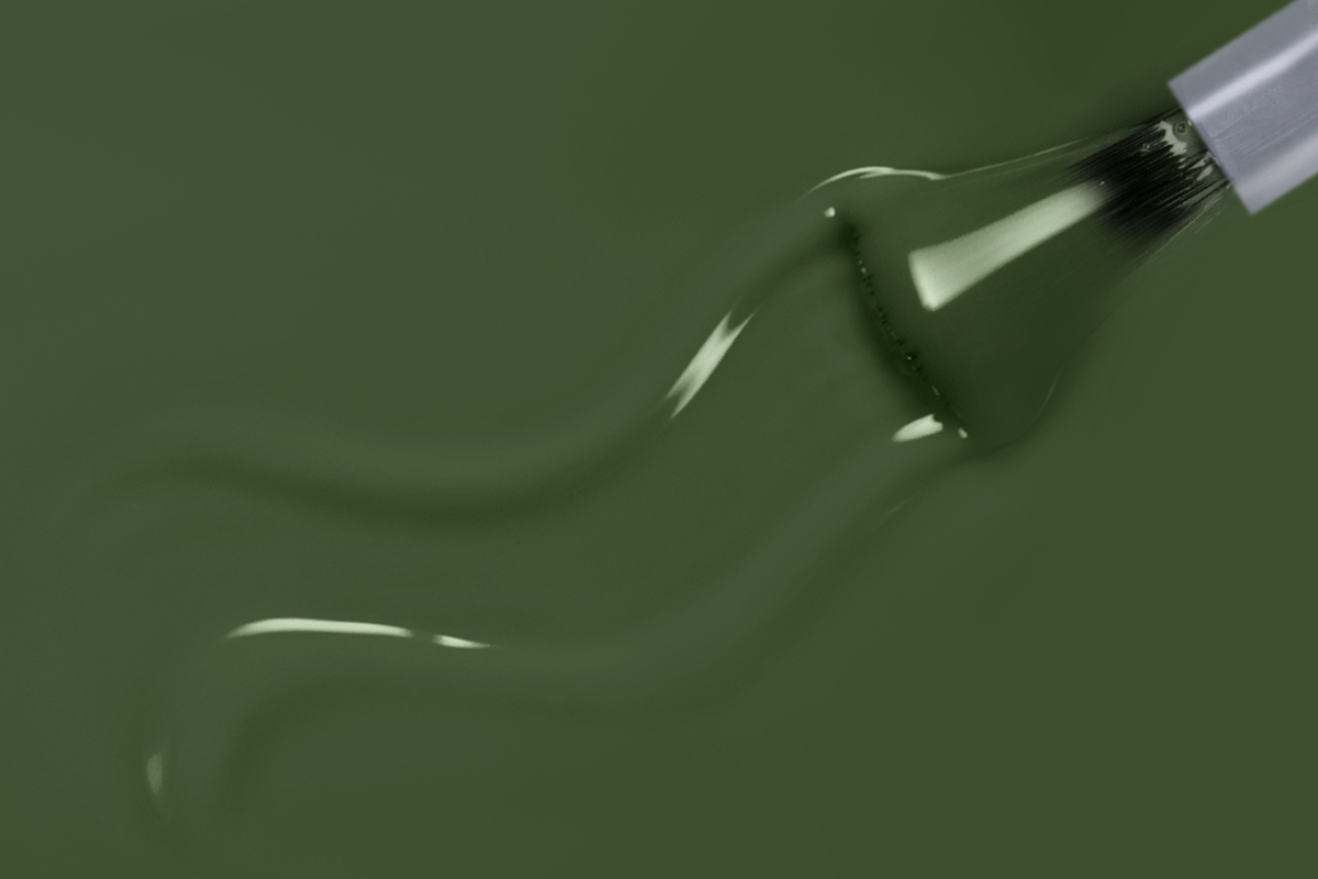 Jolifin LAVENI Shellac - green camouflage 10ml
