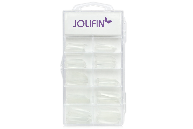 Jolifin 100er Tipbox Edge clear