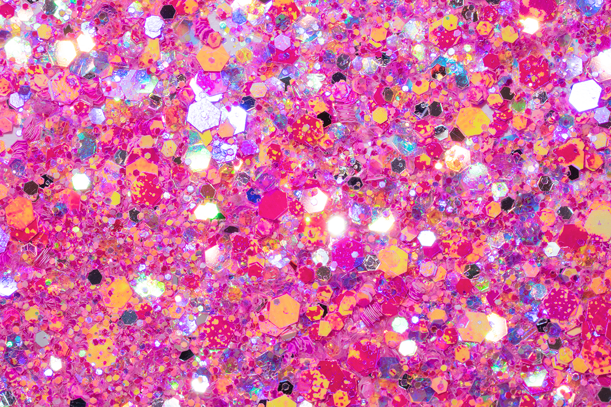 Jolifin LAVENI Festival Glitter - candy pink