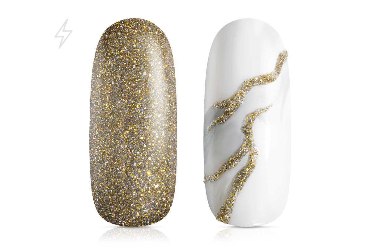 Jolifin LAVENI PRO Colour Gel - FlashOn gold hologram 5ml