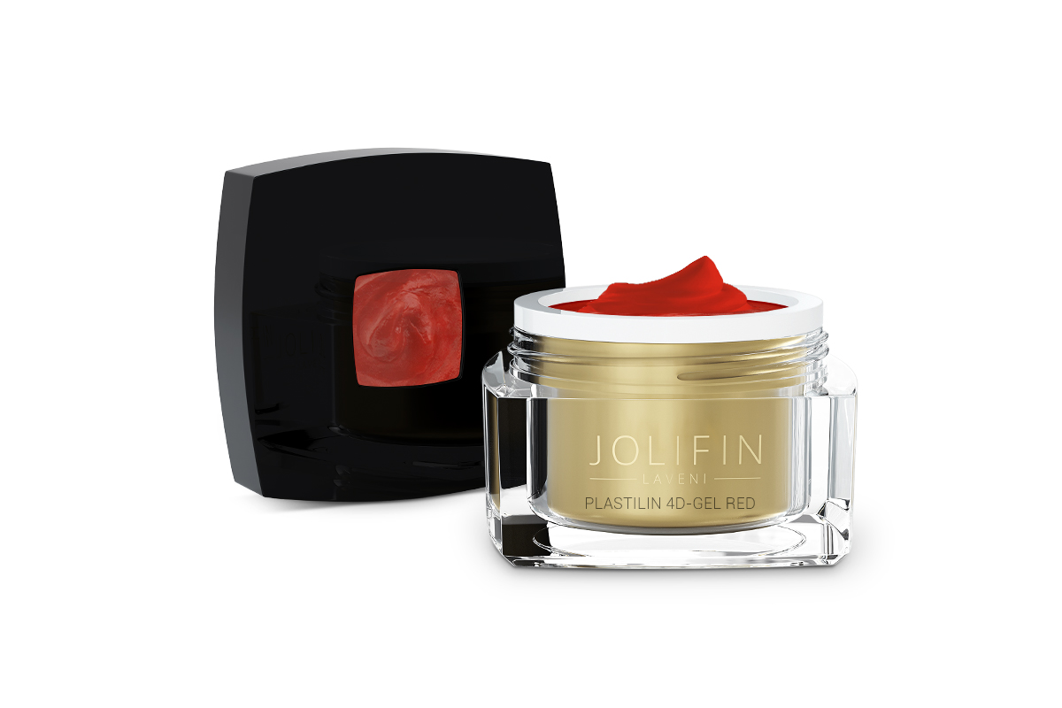 Jolifin LAVENI Plastilin 4D-Gel - red