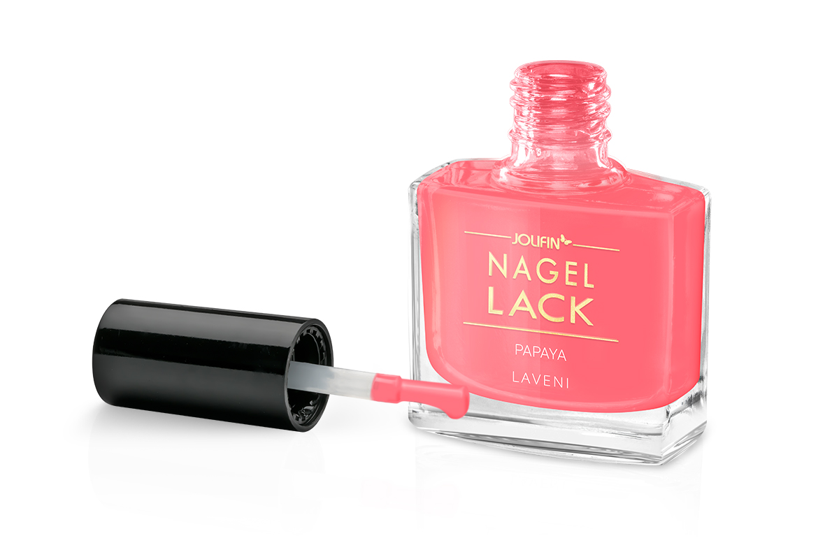 Jolifin LAVENI Nagellack - papaya 9ml