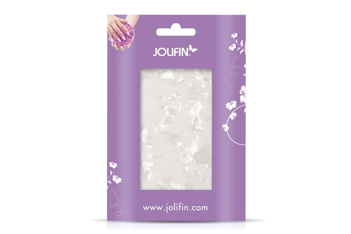 Jolifin Nailart flexi Seashell Wrap white-pearl