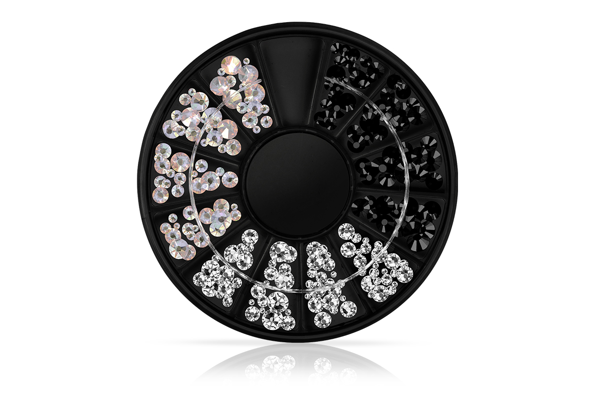 Jolifin LAVENI Strass-Display - black & white I