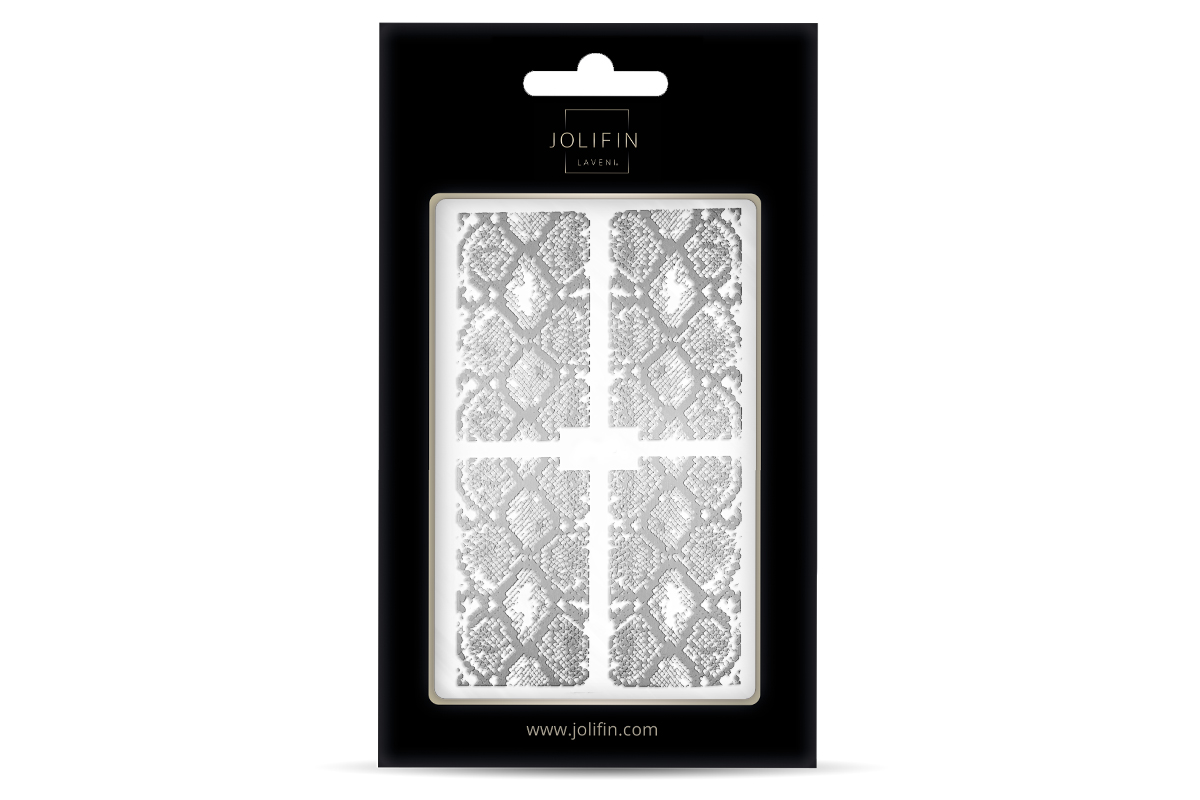 Jolifin LAVENI XL Sticker - Animalprint Silver Nr. 2