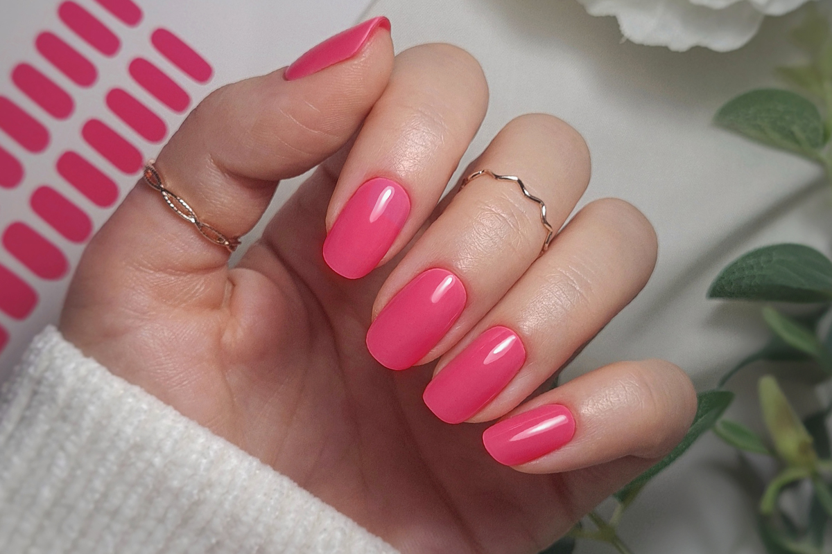 Jolifin LAVENI UV Gel-Wraps - pink lipstick
