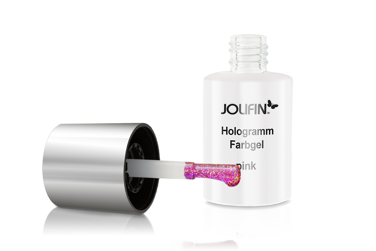 Jolifin Carbon Hologramm Quick-Farbgel pink 11ml