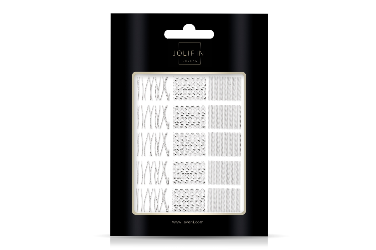 Jolifin LAVENI XL Sticker Wrap - Nr. 2 silver